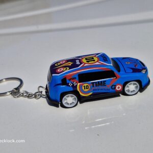 Blue High-Octane Racing Car Keychain - Image 2