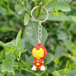 Superhero Iron Warrior Keychain - Image 1