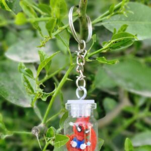Mini Spider Hero in a Jar Keychain - Image 1
