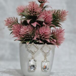 Luxe Crystal Drop Earrings - Image 2