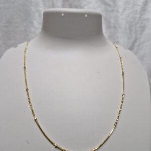 Elegant Anti-Tarnish Gold Beaded Chain – Minimalist Luxury - Image 3