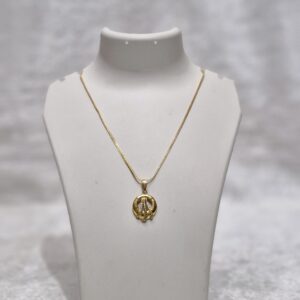 Elegant Gold Pendant Necklace – Anti-Tarnish & Timeless Luxury - Image 1