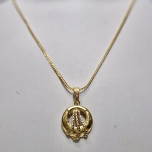Elegant Gold Pendant Necklace – Anti-Tarnish & Timeless Luxury - Image 2