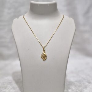 Gold Snake Pendant Necklace – Anti-Tarnish & Dazzling Crystal Design - Image 1