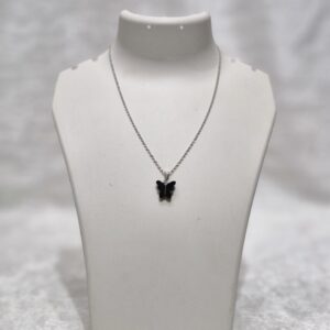 Black Butterfly Necklace – A Symbol of Transformation & Elegance - Image 1