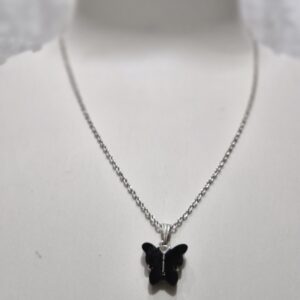 Black Butterfly Necklace – A Symbol of Transformation & Elegance - Image 2