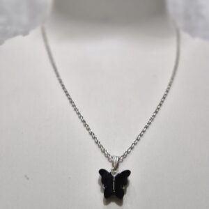 Black Butterfly Necklace – A Symbol of Transformation & Elegance - Image 2