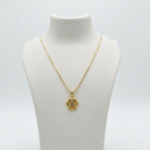Elegant Gold Pendant Necklace – Anti-Tarnish & Timeless Luxury - Image 1