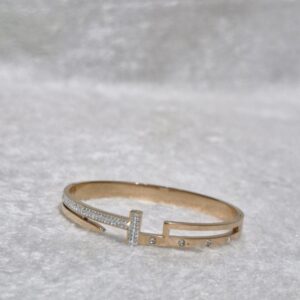Sparkling Nail-Inspired Bracelet – Bold & Luxe - Image 2