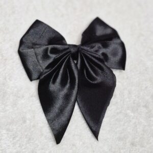 Velvet Noir Bow Clip – Classic with a Twist - Image 1