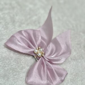 Blush Belle Pearl Bow – Sweetness Wrapped in Shine - Image 2