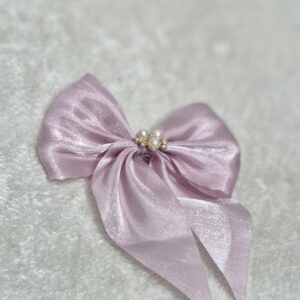 Blush Belle Pearl Bow – Sweetness Wrapped in Shine - Image 1