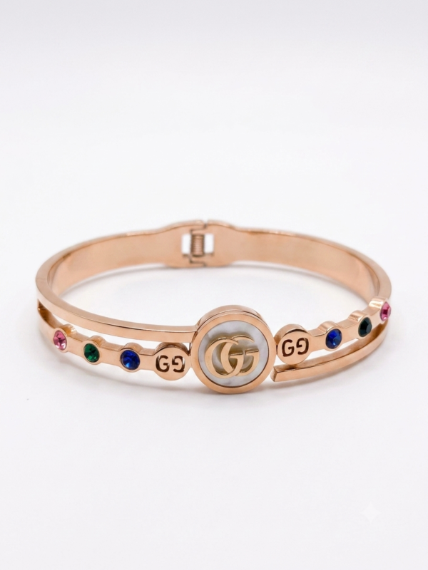 Rainbow Luxe Charm Bracelet – Bold Beauty in Every Color