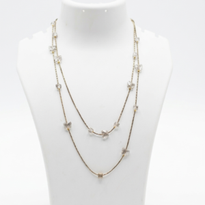 Double Layer Butterfly Charm Necklace (Premium Anti-Tarnish) - Image 1