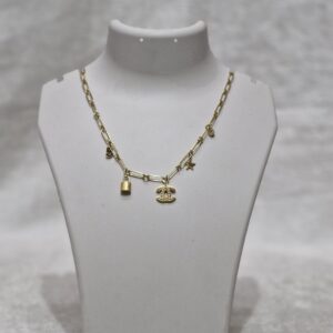 Premium Anti-Tarnish Gold Charm Pendant Necklace - Image 1