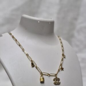 Premium Anti-Tarnish Gold Charm Pendant Necklace - Image 2