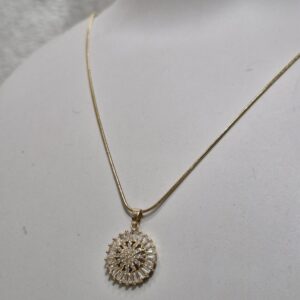 Premium Anti-Tarnish Radiance Pendant Necklace - Image 2