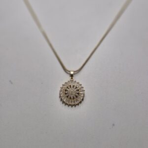 Premium Anti-Tarnish Radiance Pendant Necklace - Image 3