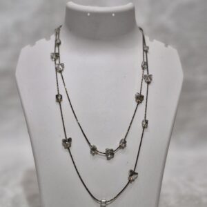 Double Layer Butterfly Charm Necklace (Premium Anti-Tarnish) - Image 1