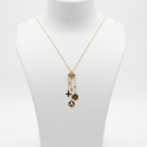 Premium Anti-Tarnish Charm Drop Necklace – Geometric Edition - Image 1